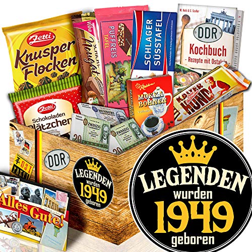 Legenden 1949 + Geburtstag Geschenke + Schokoladen Ossi Set Legenden 1949 + Geburtstag Geschenke + Schokoladen Ossi Set von ostprodukte-versand