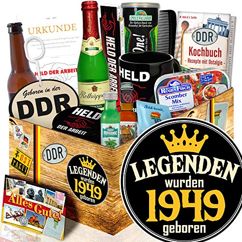 ostprodukte-versand Legenden 1949 - Jahrgang 1949 - Idee Geschenk Mann DDR von ostprodukte-versand