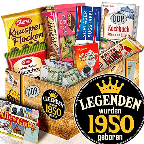 ostprodukte-versand Legenden 1950 ++ Geschenke Geburtstag Frau ++ DDR Schokoladen Set von ostprodukte-versand