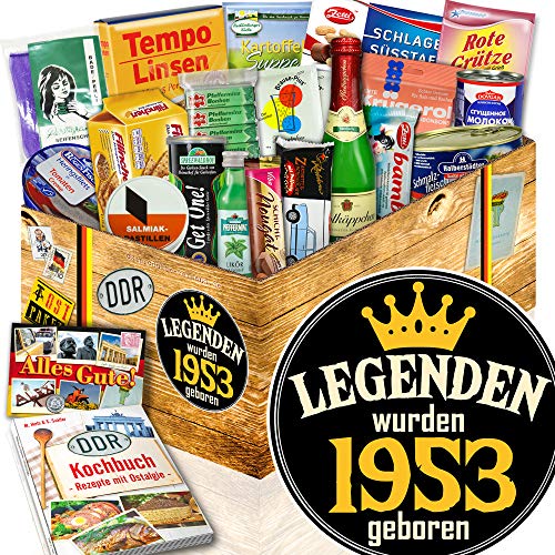 Legenden 1953 / Geschenk für Ehefrau/DDR Spezialitäten Box Legenden 1953 / Geschenk für Ehefrau/DDR Spezialitäten Box von ostprodukte-versand