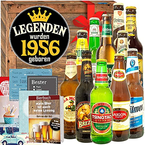 Legenden 1956 ++ 12x Biere Welt und DE ++ 1956 Geschenke von ostprodukte-versand