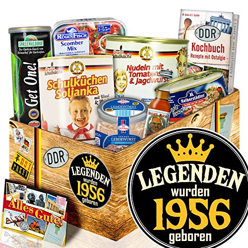 ostprodukte-versand Legenden 1956 - Ostprodukte Set - Geburtstag Geschenkidee Partner von ostprodukte-versand