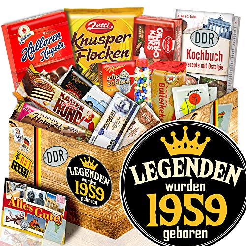 Legenden 1959 - Süßigkeiten Ostpaket - Jahrgang 1959 Geschenk Legenden 1959 - Süßigkeiten Ostpaket - Jahrgang 1959 Geschenk von ostprodukte-versand