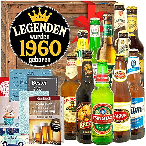 Legenden 1960 ++ Geschenk 12x Bier Welt und DE ++ 1960 Geschenk Geburtstag von ostprodukte-versand