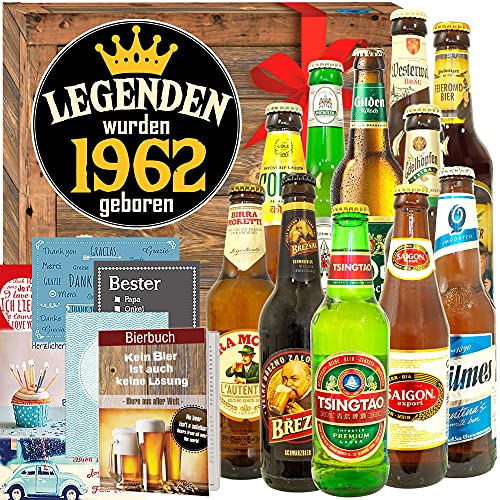 Legenden 1962 ++ 12x Biere der Welt & DE ++ Geburtstag 1962 von ostprodukte-versand