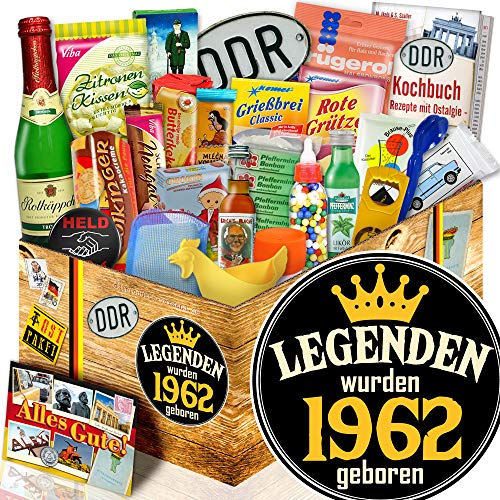 Legenden 1962 / Geschenkbox DDR Waren / 1962 Geschenk Mann Legenden 1962 / Geschenkbox DDR Waren / 1962 Geschenk Mann von ostprodukte-versand