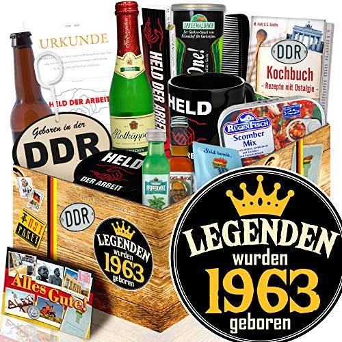 ostprodukte-versand Legenden 1963 / Geburtstag Geschenk/DDR Geschenkbox von ostprodukte-versand
