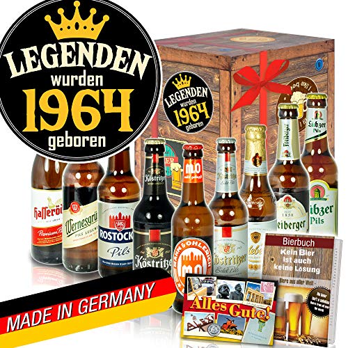 Legenden 1964 ++ Geschenk 60. für Mann lustig ++ DDR Bierbox Legenden 1964 ++ Geschenk 60. für Mann lustig ++ DDR Bierbox von ostprodukte-versand
