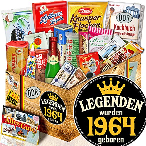 ostprodukte-versand Legenden 1964 - Geburtstag Geschenk 60. - Süßigkeiten DDR Geschenk von ostprodukte-versand