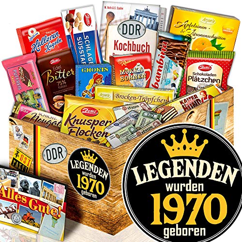 ostprodukte-versand Legenden 1970 | Geschenke für Ihn zum Geburtstag | DDR Schoko Box von ostprodukte-versand