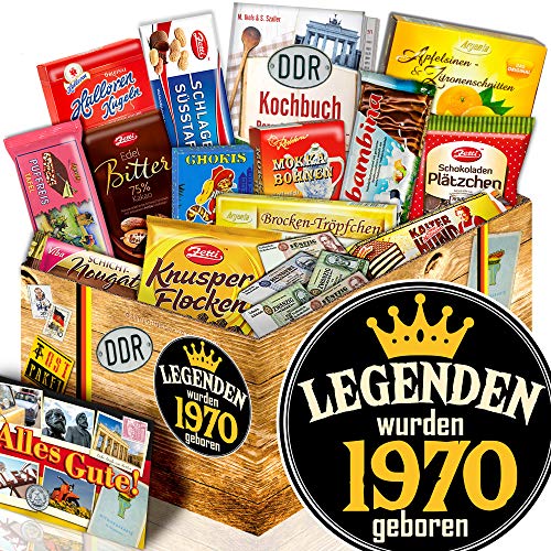 Legenden 1970 | Geschenke für Ihn zum Geburtstag | DDR Schoko Box Legenden 1970 | Geschenke für Ihn zum Geburtstag | DDR Schoko Box von ostprodukte-versand