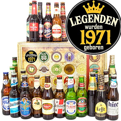 Legenden 1971/24 Biere aus aller Welt/Geschenke Ideen für Sie/Bier Adventskalender 2023 von ostprodukte-versand