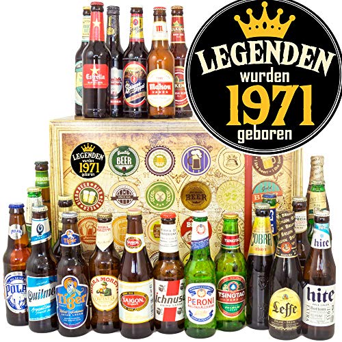 Legenden 1971/24 Biere aus aller Welt/Geschenke Ideen für Sie/Bier Adventskalender 2024 2025 von ostprodukte-versand