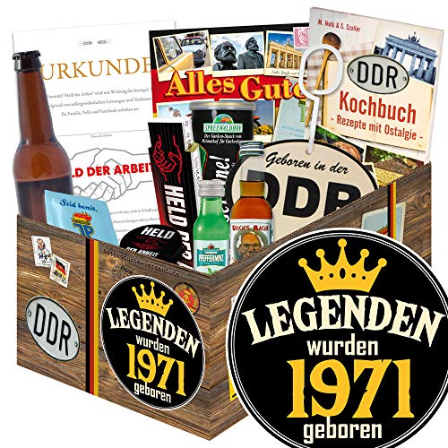ostprodukte-versand Legenden 1971 ++ Geschenk Mann DDR ++ Geschenke Ideen für Sie von ostprodukte-versand