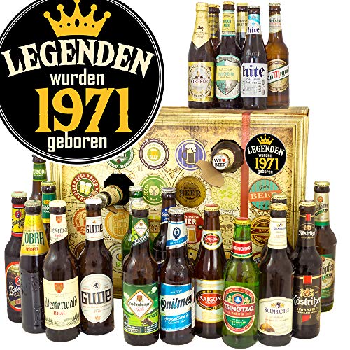 Legenden 1971 geboren - BierAdventskalender 2024 2025 - mit Bieren aus D und aller Welt von ostprodukte-versand