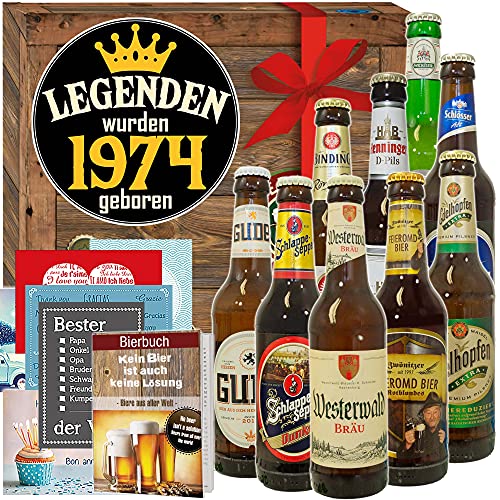 Legenden 1974 / Bier aus Deutschland/das perfekte Geschenk 50. für Mann von ostprodukte-versand