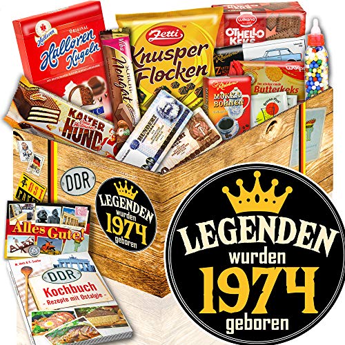 ostprodukte-versand Legenden 1974 - DDR Süßigkeiten - 50. Geburtstags Geschenk für Sie von ostprodukte-versand