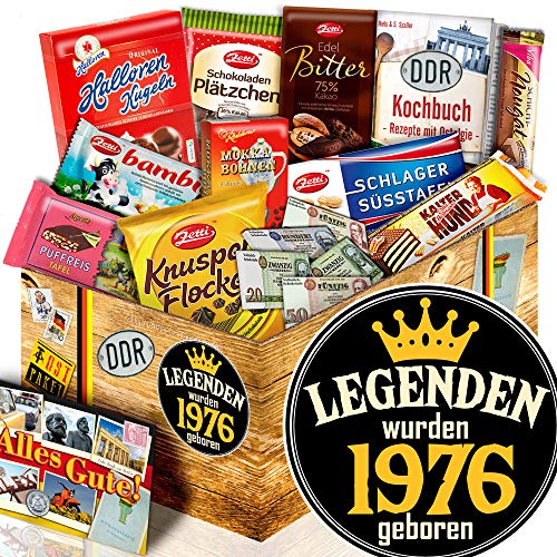 ostprodukte-versand Legenden 1976 ++ Geburtstagsgeschenke Ideen ++ Schokolade Box DDR von ostprodukte-versand