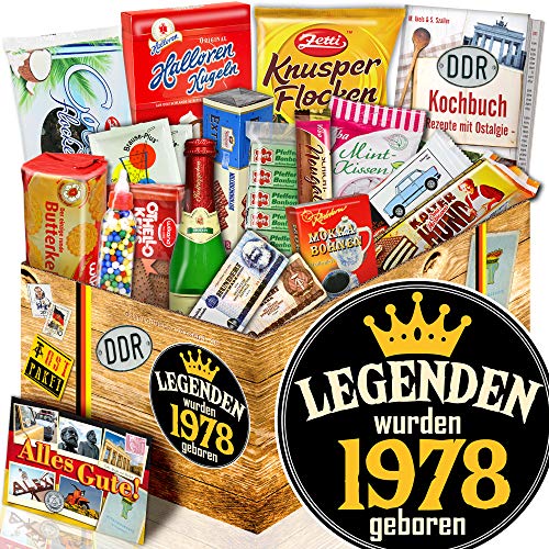 Legenden 1978 ++ Süßigkeiten Set DDR ++ Geschenk für einen Mann Legenden 1978 ++ Süßigkeiten Set DDR ++ Geschenk für einen Mann von ostprodukte-versand