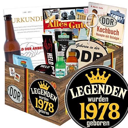 ostprodukte-versand Legenden 1978 / Geschenk für einen Mann/Idee Geschenk DDR Mann von ostprodukte-versand