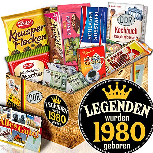 Legenden 1980 + 1980 besonderer Jahrgang + Schokolade Geschenk DDR Legenden 1980 + 1980 besonderer Jahrgang + Schokolade Geschenk DDR von ostprodukte-versand