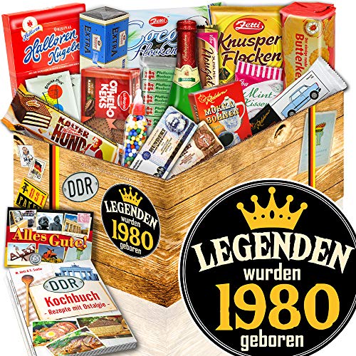 Legenden 1980 ++ Geschenkidee Geburtstag ++ Ostalgiebox DDR Süß von Ostprodukte-Versand.de