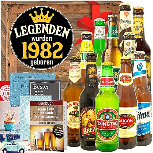 Legenden 1982 ++ Bier Geschenk Welt und DE ++ Geschenke für den Mann von ostprodukte-versand
