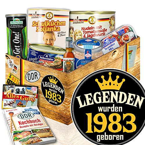Legenden 1983 - DDR Geschenke - 1983 Geschenkidee - DDR Korb von Ostprodukte-Versand.de