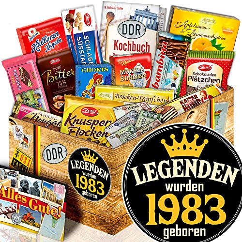 ostprodukte-versand Legenden 1983 - Schokolade DDR Süßigkeiten-Box XL - Geschenke 1983 von ostprodukte-versand
