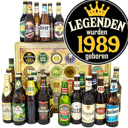 Legenden 1989 / lustige Geschenke für Ihn / 24x Biere Welt und D/Adventskalender 2023 Bier von ostprodukte-versand