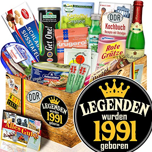 Legenden 1991 / Geschenkpaket 1991 / Spezialitäten Ostpaket Legenden 1991 / Geschenkpaket 1991 / Spezialitäten Ostpaket von ostprodukte-versand
