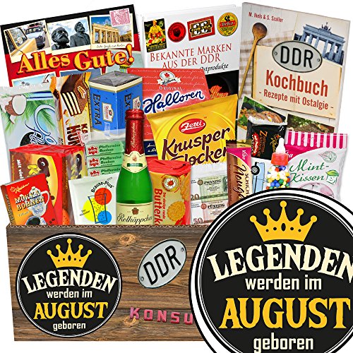 Legenden August/DDR Süßigkeiten-Box/Geschenke für den Mann Legenden August/DDR Süßigkeiten-Box/Geschenke für den Mann von ostprodukte-versand