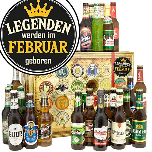 Legenden Februar/Bier Geschenk Welt und DE/Geschenkset Februar/Bier Adventskalender 2023 von ostprodukte-versand