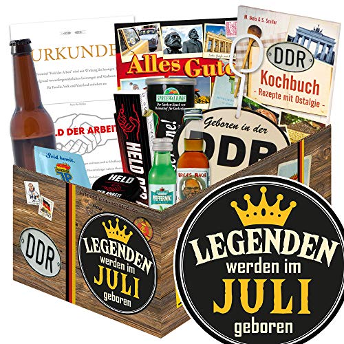 ostprodukte-versand Legenden Juli/Ost Set für den Mann/Juli Geburtstagsgeschenk von ostprodukte-versand