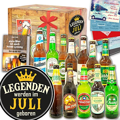 Legenden Juli - 12x Bier Welt und DE - Geschenke für Juli von ostprodukte-versand