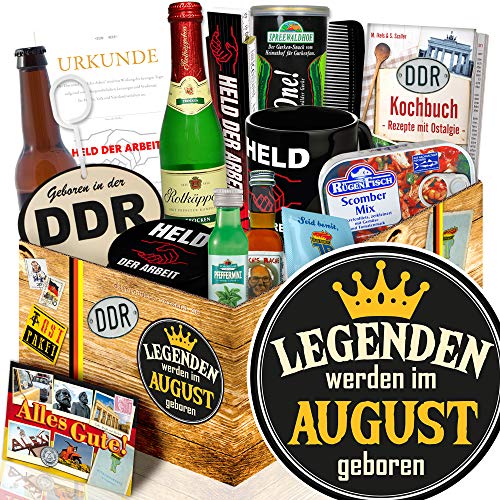 ostprodukte-versand Legenden August + Geschenkbox Herren + Ostbox für Männer von ostprodukte-versand