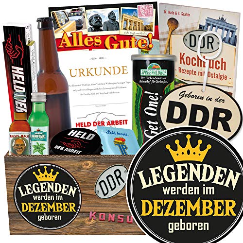 ostprodukte-versand Legenden Dezember / DDR Box Männer / Geburtstagsgeschenke für Sie von ostprodukte-versand