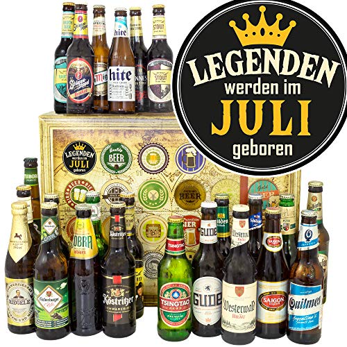 Legenden Juli/Bier aus der Welt und DE/Geschenkbox Herren/Bier Adventskalender 2023 Männer von ostprodukte-versand