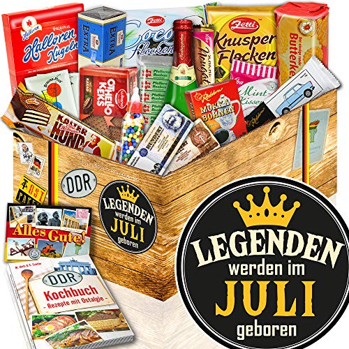 ostprodukte-versand Legenden Juli + DDR Box Suessigkeiten + Geburtstagsgeschenke Juli von ostprodukte-versand