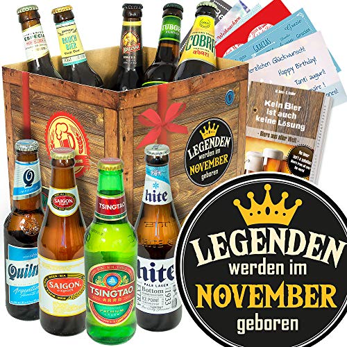 Legenden werden im November geboren/Biere der Welt/November Geschenke Legenden werden im November geboren/Biere der Welt/November Geschenke von ostprodukte-versand