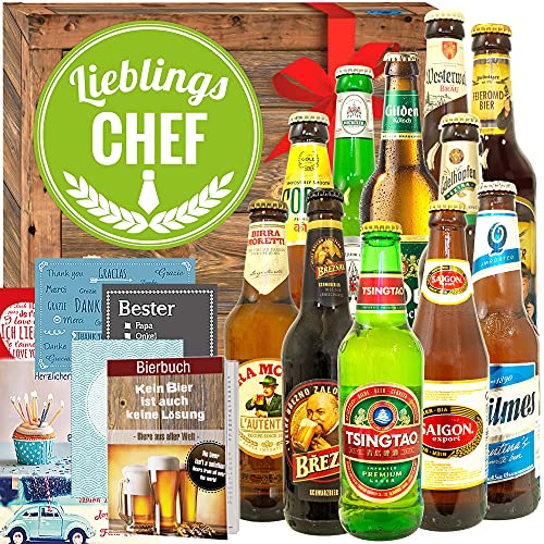 Lieblings-Chef/Bier Paket Welt und DE/Geschenke Chef von ostprodukte-versand