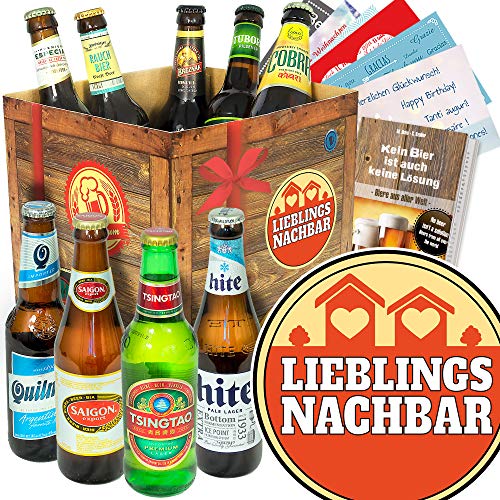 Lieblingsnachbar/Bier Paket mit Bieren der Welt von ostprodukte-versand