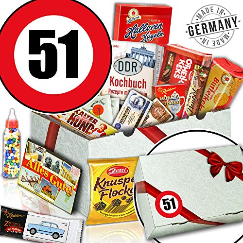 ostprodukte-versand Männer Geschenk Ideen 51 Geburtstag - DDR Paket Süß von ostprodukte-versand