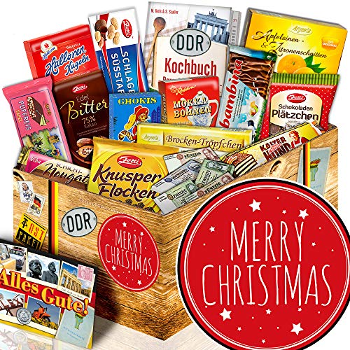 Merry Christmas/DDR Schokoladen Set XL/Happy Christmas Geschenk Merry Christmas/DDR Schokoladen Set XL/Happy Christmas Geschenk von ostprodukte-versand