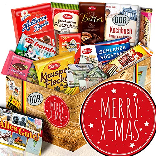 ostprodukte-versand Merry X-Mas ++ Geschenke zu Weihnachten ++ Schokoladen Box DDR L von ostprodukte-versand