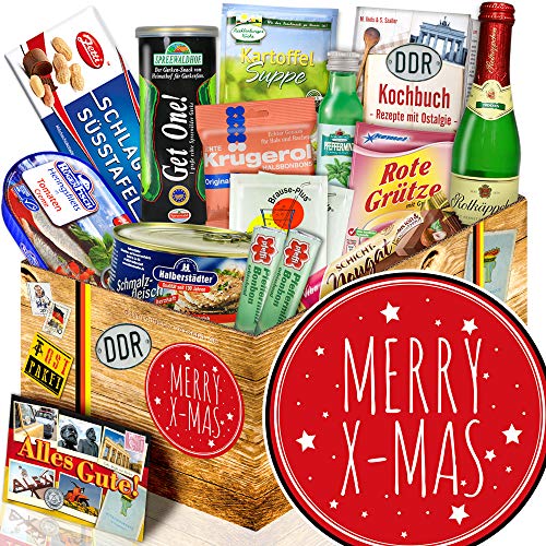 Merry X-Mas/Geschenke zu Weihnachten/Spezialitäten Box DDR Merry X-Mas/Geschenke zu Weihnachten/Spezialitäten Box DDR von ostprodukte-versand