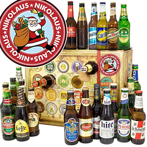 Nikolaus Bier Adventskalender 2023 / Bier Weihnachtskalender/Biere der WELT von ostprodukte-versand