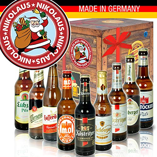 Nikolaus - mit Ostdeutschen Biersorten - Geschenkidee Nikolaus von ostprodukte-versand