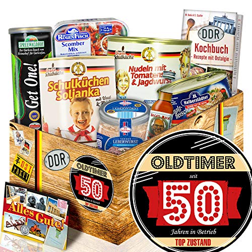 ostprodukte-versand Oldtimer 50 - Ossi Produkte - Geschenke Frau 50igster Geburtstag - DDR Ostpaket von ostprodukte-versand