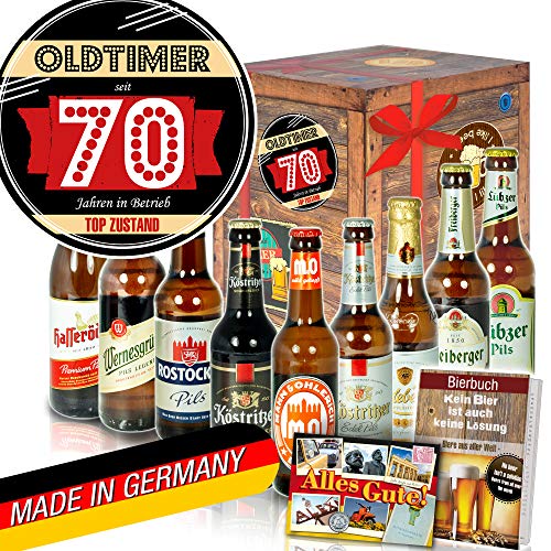 Oldtimer 70 ++ Bier DDR Geschenk Idee ++ tolle Geschenke zum 70 Geburtstag von ostprodukte-versand